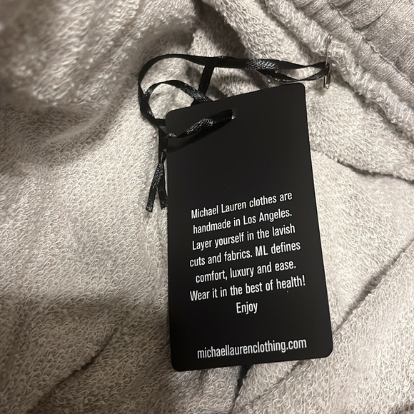 NWT Michael Lauren gray joggers - Picture 5 of 5